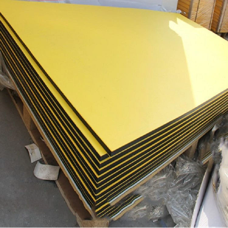 Tricolor Sheet Sandwich 3 Layer HDPE Double Color Plastic Sheet factory